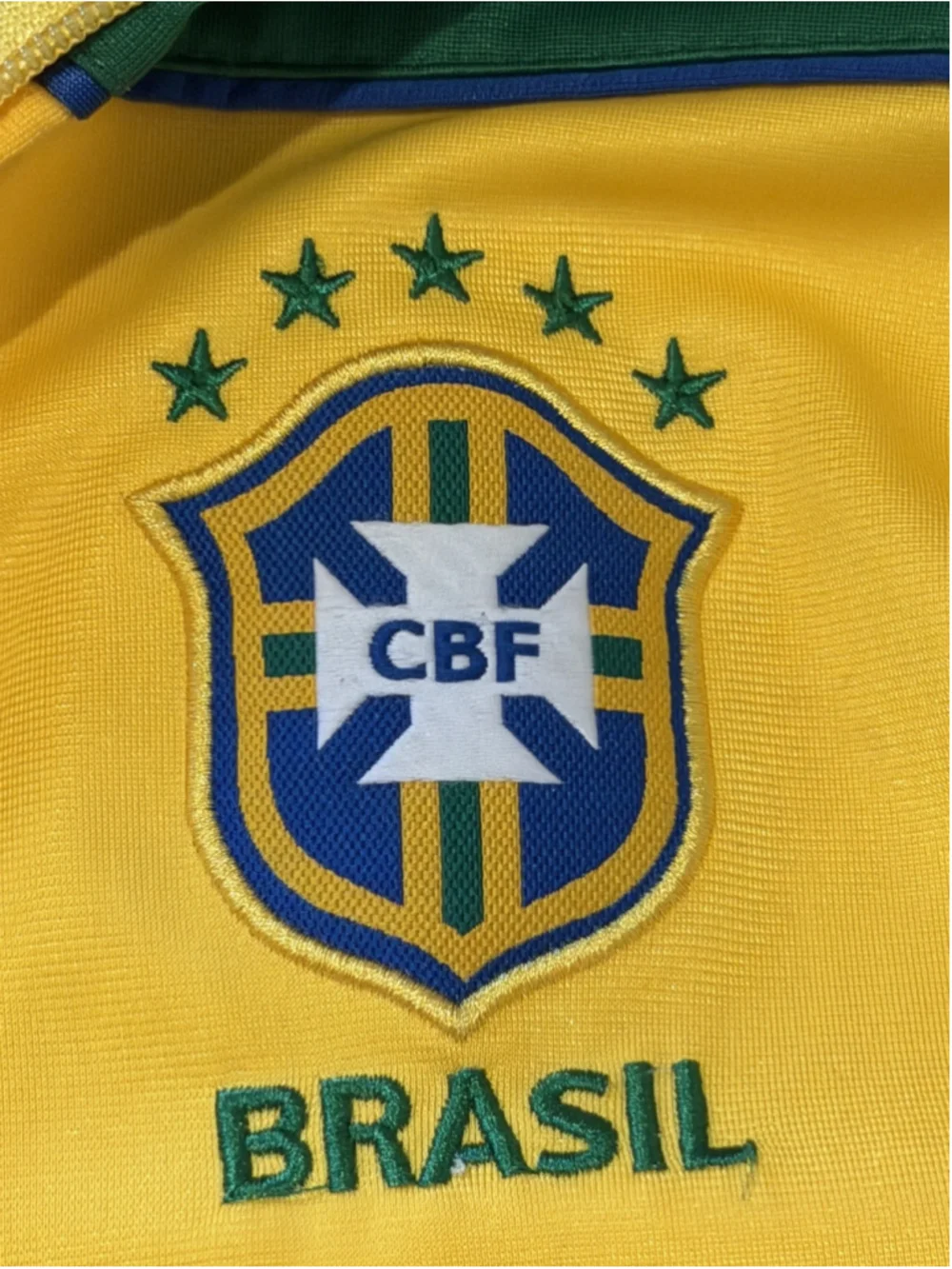 Brazil Soccer Track Jacket Size Youth Medium